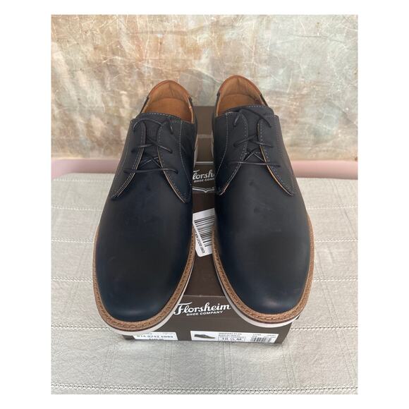 Florsheim Highpoint 11784 Men\'s Black Leather Plain Toe Oxford Casual Sz 10.5 M main image 6